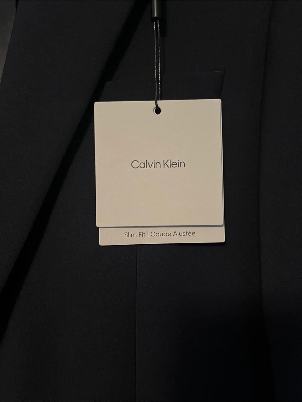 Calvin Klein Men’s Slim-Fit Wool-Blend Stretch Suit Jacket 40L & Trousers 32x34